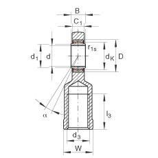 US GIL45-UK-2RS, (j) DIN ISO 12 240-4 ˜(ni)ݼySoɂ(c)ܷ